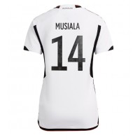 Tyskland Jamal Musiala #14 Replika Hemmatröja Dam VM 2022 Kortärmad